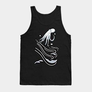 Funny octopus and sea Tank Top